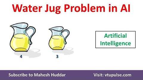 Solution to Water Jug Problem in Artificial Intelligence by Dr. Mahesh Huddar