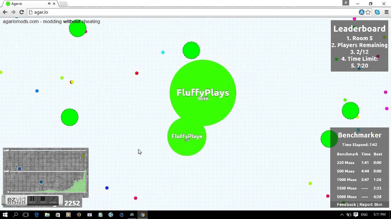 AGAR.IO  HUNGER GAMES GLITCH= WIN! ;D