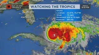 5pm update: Hurricane Isaias could make landfall in Florida