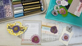 Playing With Wax Seals - Craspire Review and Project Share