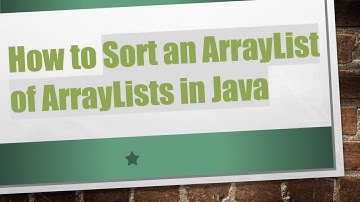 How to Sort an ArrayList of ArrayLists in Java