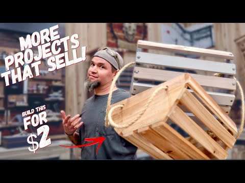 6 More Woodworking Projects That Sell - Low Cost High Profit - Make Money Woodworking (Episode 13)