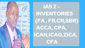 IAS 2 Inventories ( Accounting for Inventory)- ACCA ,CPA ,ICAN , ICAG, CFA, ICAEW , ZICA