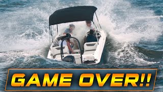NOOB CAPTAIN RISKED EVERYTHING AT BOCA INLET !! | HAULOVER INLET BOATS | WAVY BOATS