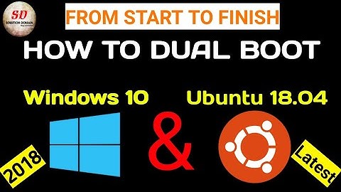how to dual boot windows 10 and Ubuntu 18 (2018)☑️