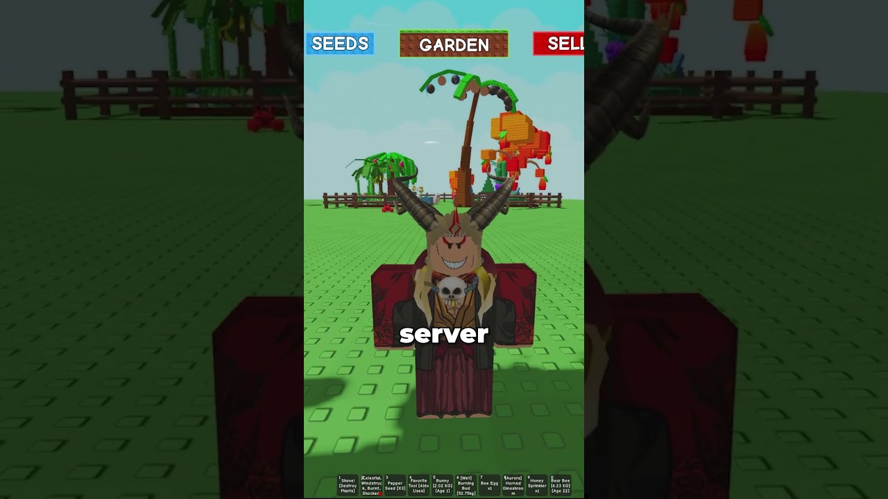 I Pretended To Be An Blox Fruits Admin In Grow A Garden 