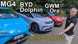 MG4 / BYD Dolphin / GWM Ora  Which is best?
