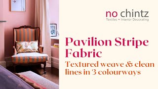 ✨ New ✨ Pavilion Stripe Cotton Fabric - No Chintz Textiles, Soft Furnishings & Interior Decorating screenshot 4