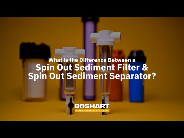 Comprendre les filtres et séparateurs de sédiments