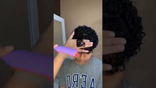 Como peinar cabello rizado en Chicos #rizos