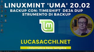 Linux Mint 20 - Backup con Timeshift | Deja Dup | Strumento di backup