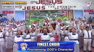 Video thumbnail of "JMCIM | Proclaiming GOD's Character | Finest Choir | September 20, 2020"