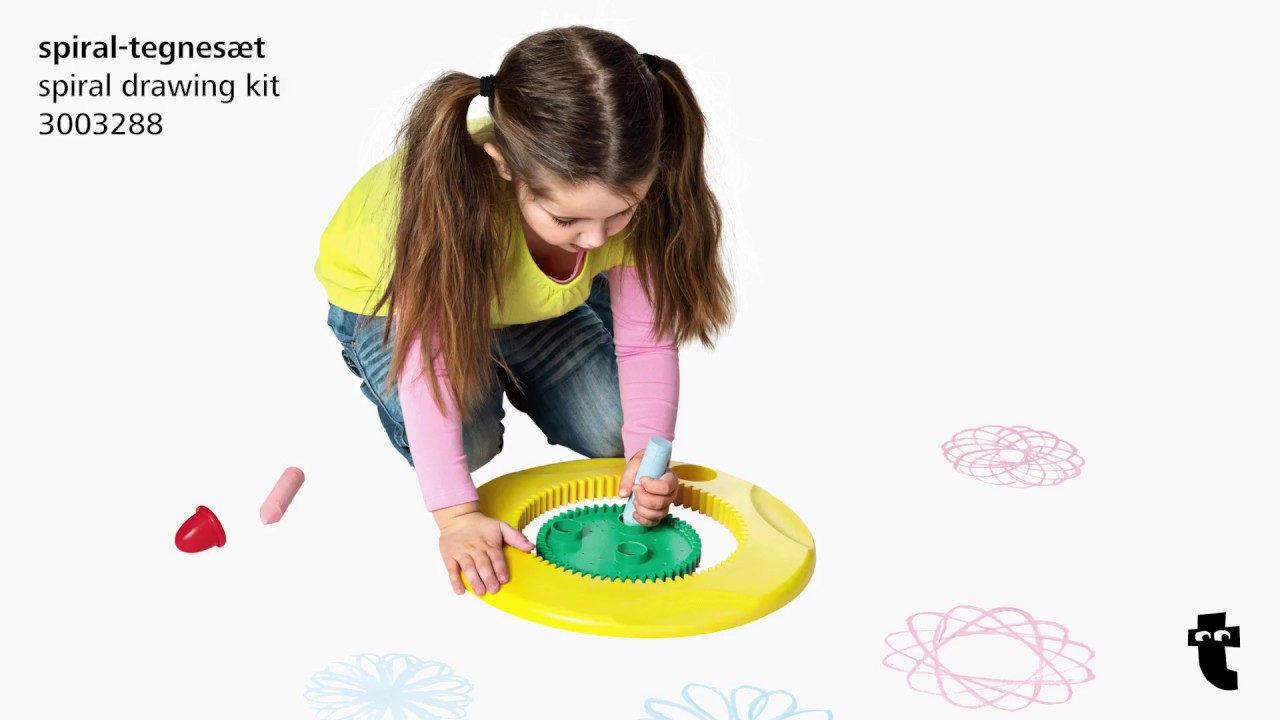 Flying Tiger Copenhagen Instructions  - Spiral drawing kit - 3003288