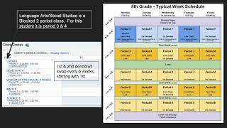 8th Grade Schedules 2020