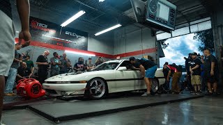 NASTY 1400+ WHP Supra on the Dyno - Smiley's Great White