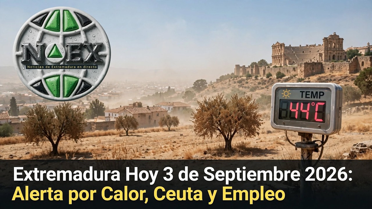 Noticias Extremadura 3 septiembre 2026  NOEX