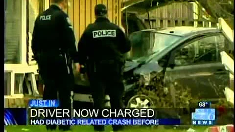 Diabetic arrested in fatal crash