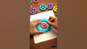"Turning a €1 Spirograph into a Viral Masterpiece" #spirographshr #spirograph  #satisfying #asmr