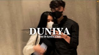 Duniya | SLOWED + REVERB | The D Lyrics Club Resimi