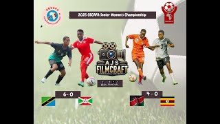 Kenya 4-0 Uganda & Tanzania 6-0 Burundi | CECAFA Senior Women’s Championship 2025 Highlights