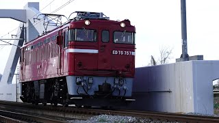 ED75-757 東北本線（2024/04/12)
