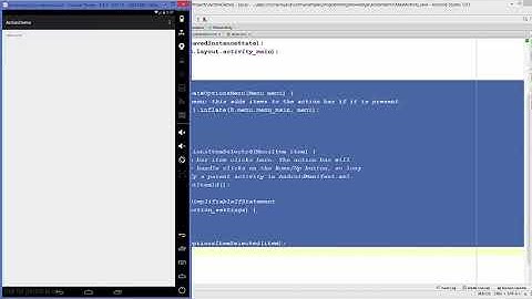 Android Tutorial for Beginners 29 # Action Bar ActionBar