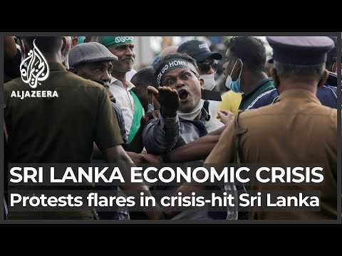 Protests flare in crisis-hit Sri Lanka as gov’t readies for IMF talks