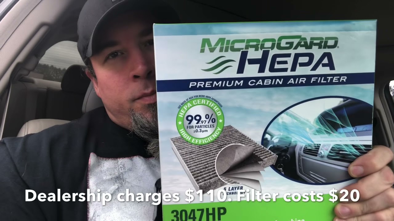 Cabin air filter change 2011 Acura TSX
