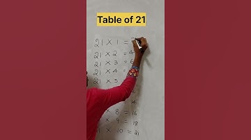 Table of 21#popularvideo #viralvideo #mathstricks #mathstable