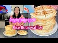 How to make rice flour waffles    