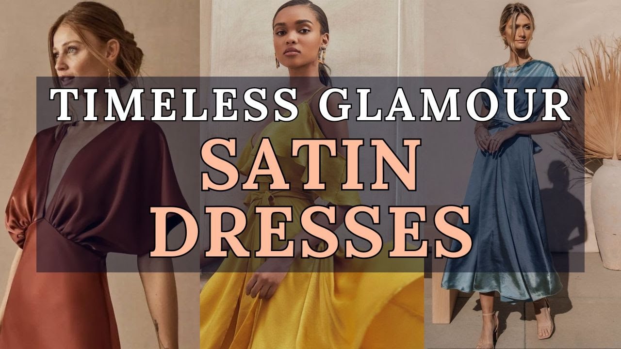 are satin dresses in style 2024 Elegant Satin Prom Dresses: Trends For 2024