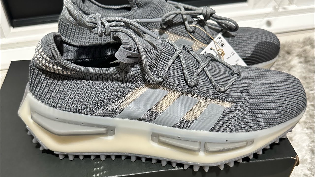 Adidas NMD S1 Grey Three/Grey One/Core Black Unboxing/ On Foot - YouTube