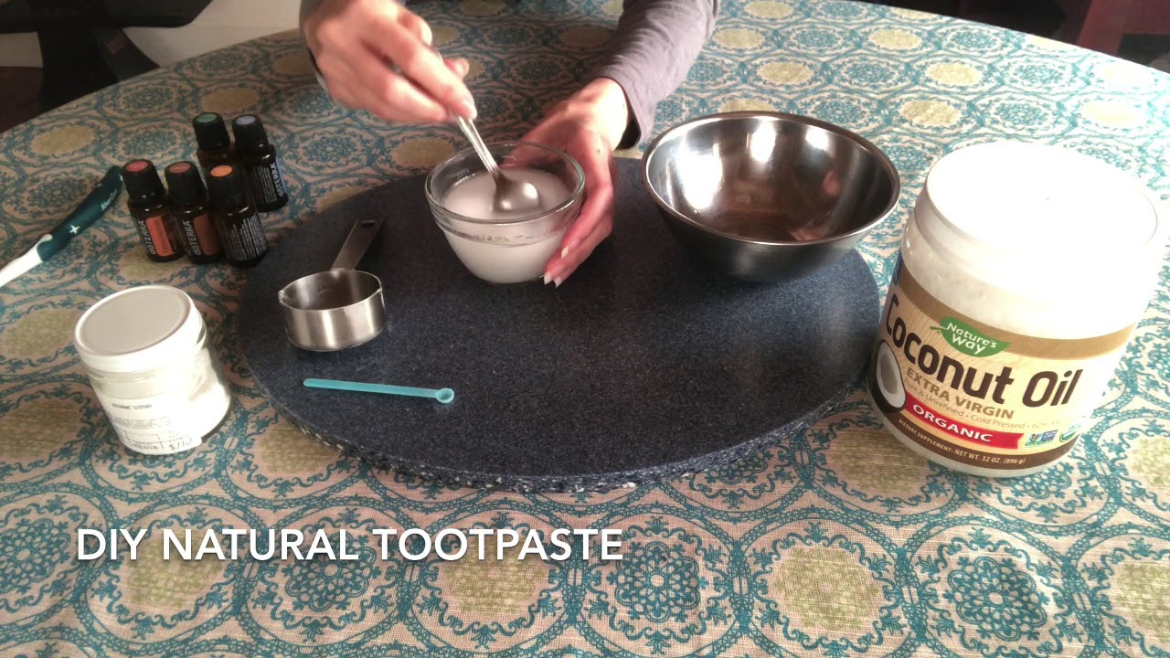 DIY Natural Toothpaste Recipe - YouTube