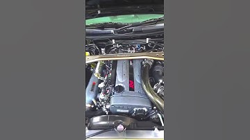 Building the BEAST - Nissan Skyline GTR RB26 Engine in 18 Seconds Flat! #shorts