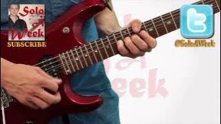 Toto - 'Rosanna' Guitar Solos Lesson - SoloAWeek 41 - Solo a Week 41