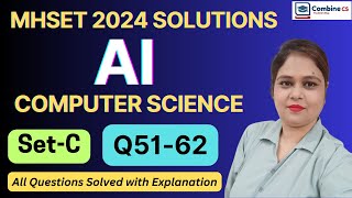 AI | MHSET 2024 Answer Key 7th April 2024| Maharashtra SET 2024 Answer Key Computer Science Released screenshot 3