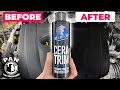 Restore faded plastic trim on your car with CeraTrim!! IT WORKS!!