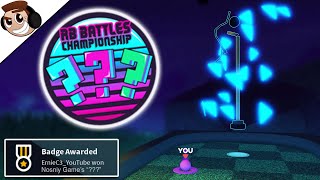 How to earn RB Battles Super Golf! Badge in Roblox Super Golf! (RB Battles  Season 3 event badge)