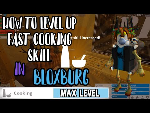 How To Fast Level Up Cooking Skill In Bloxburg Easy Youtube - how to level up cooking fast roblox bloxburg youtube