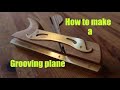 How to make a grooving (dado) plane with hand tools!!