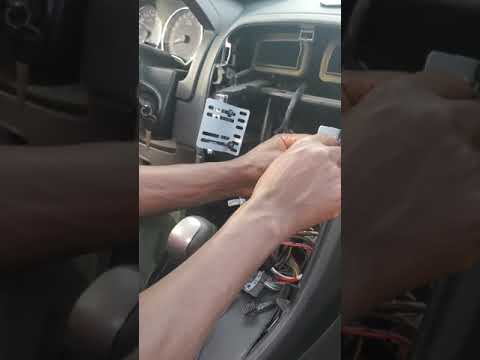 How to install Aftermarket 10 inch head unit to a pontiac Torrent.