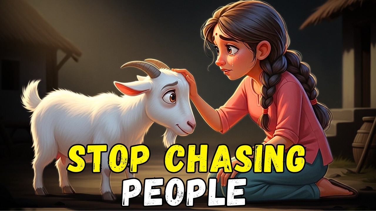 Stop Chasing People | The Little girl and the Goat | Powerful Story