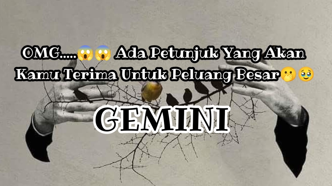 🫢Gemini😱OMG.....😱😱 Ada Petunjuk Yang Akan Kamu Terima Untuk Peluang Besar🫢🥹