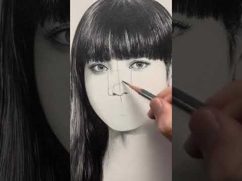 Вот как я на самом деле рисую свои портреты ✏️✏️✏️