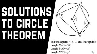 CIRCLE THEOREMS: How to solve  different Circle theorem problems