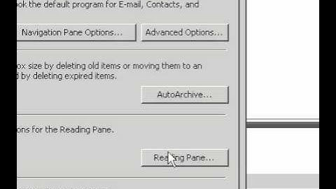 Microsoft Office Outlook 2003 Change when messages are marked as read