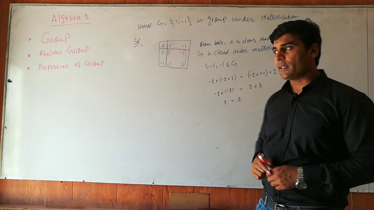 Mathematics: Groups(Algebra 1) by Prof. Faizan Hafeez - YouTube