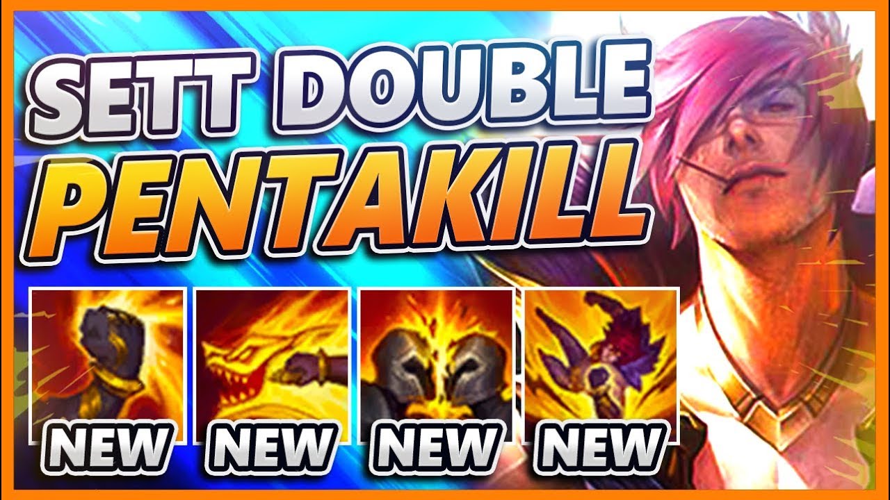 *FIRST SETT PENTAKILL ON YOUTUBE* CRAZY DOUBLE PENTAKILLS (39 KILLS) - BunnyFuFuuGaming