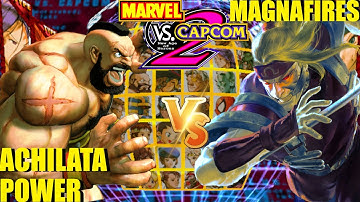 MvC2 Mvci Umvc3 MAGNAFIRES vs ACHILATA POWER pt 3