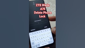 Hoe je een harde reset uitvoert op je ZTE Blade A75 (Z2357N). Verwijder de pincode, het patroon en het wachtwoord.